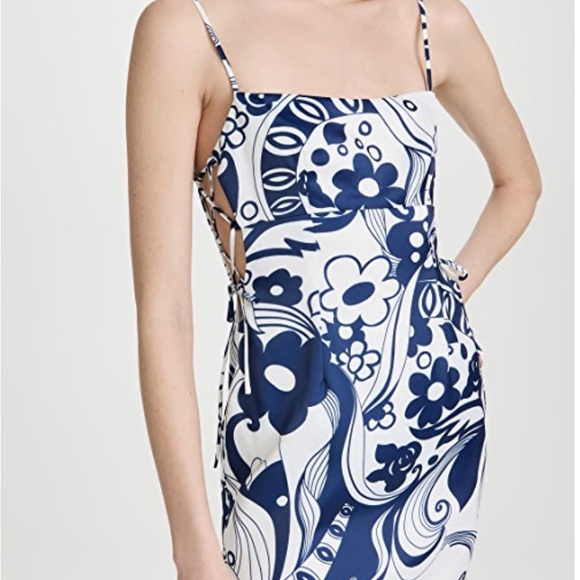 Ashbury Side Lace Up Mini Dress - Picture 2 of 4